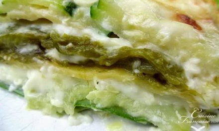 Lasagnes aux courgettes et à la sauce pesto